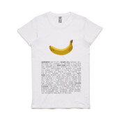 Banana Ingredients T-Shirt (Women's)