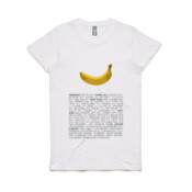 Banana Ingredients T-Shirt (Women's)