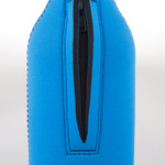 Zip up bottle cooler with base 750ml