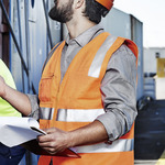 Unisex Hi Vis Zip Vest
